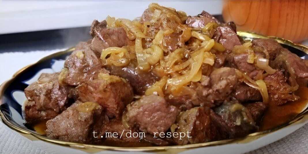 τηγανητό συκώτι με κρεμμύδια