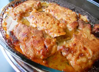 χοιρινές μπριζόλες στο φούρνο