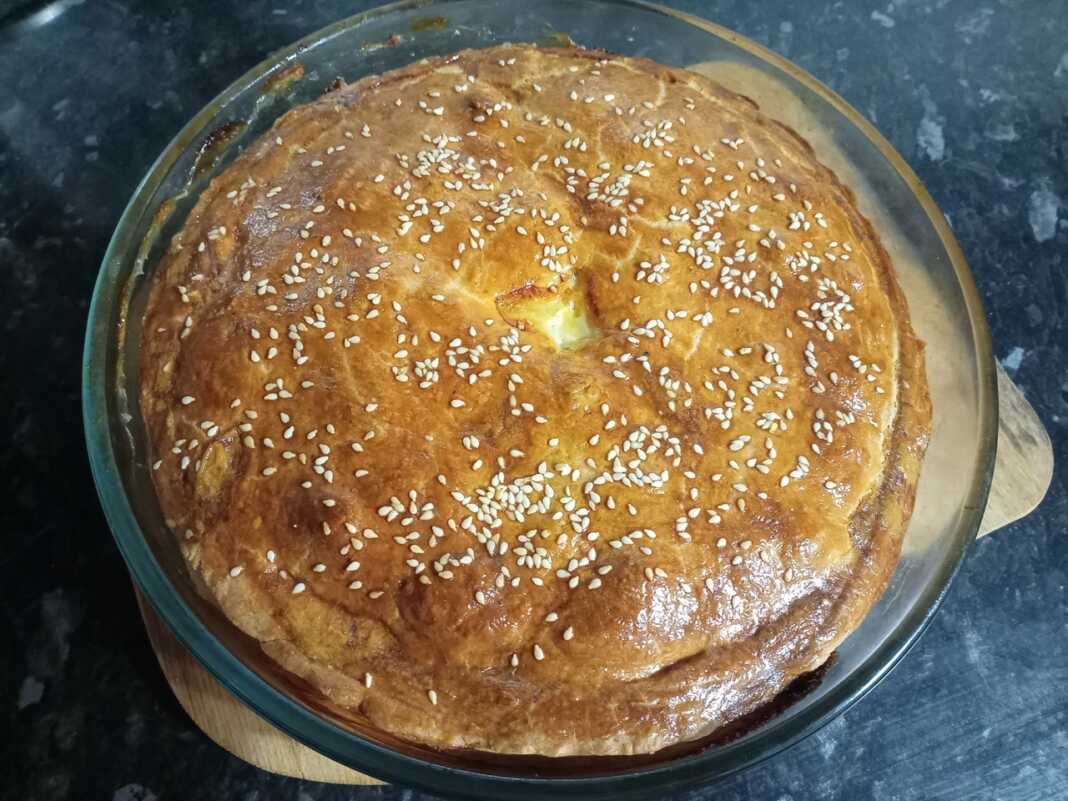 Πίτα με Γαλοπούλα και Πατάτες