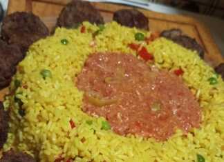 Κεφτέδες με Στραπατσάδα και Πιλάφι