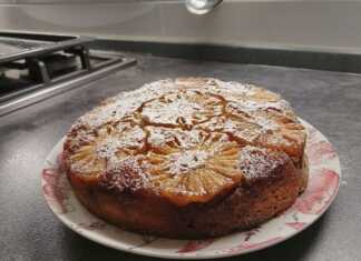 Ανάποδο Κέικ ανανά