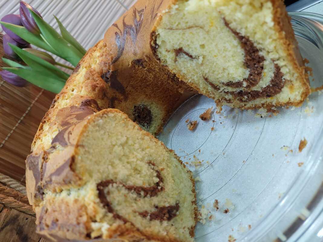 Κέικ δίχρωμο