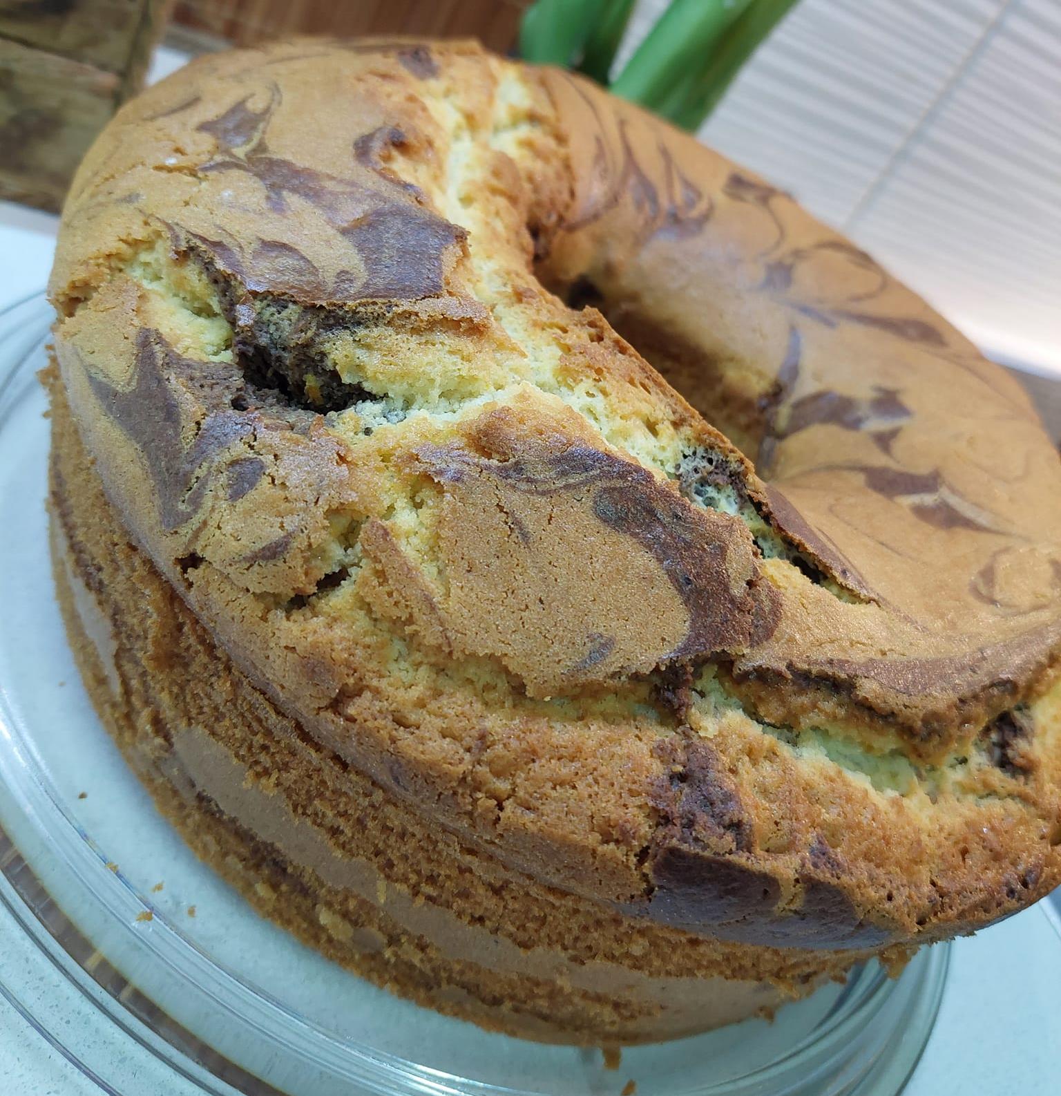 Κέικ δίχρωμο