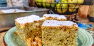 Κέικ Μήλου με Καρύδια