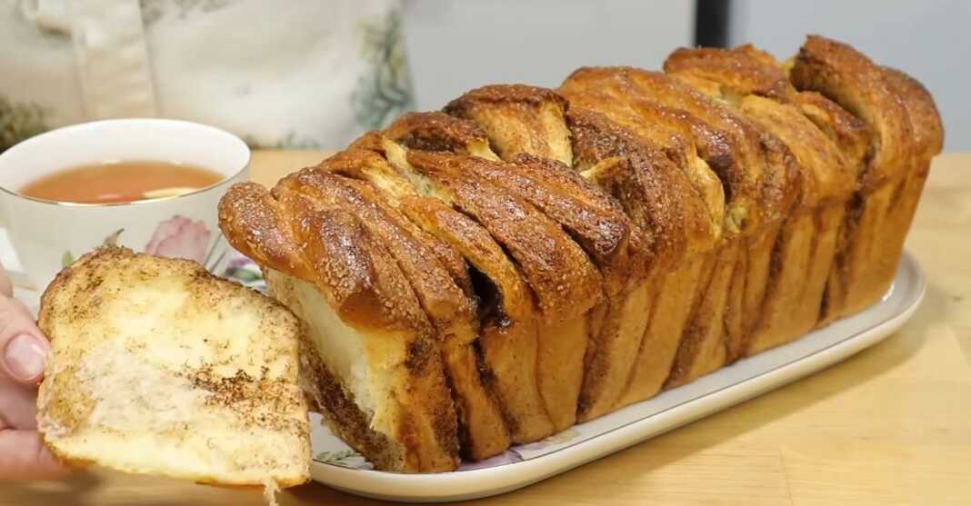 Τσουρέκι ακορντεόν με κανέλα