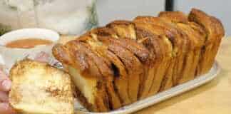 Τσουρέκι ακορντεόν με κανέλα