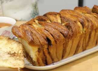 Τσουρέκι ακορντεόν με κανέλα