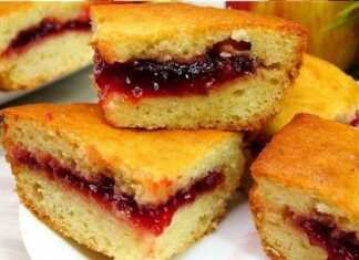 Κέικ με μαρμελάδα