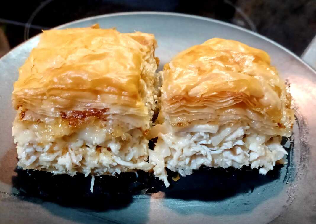 κοτόπιτα με ροκφόρ