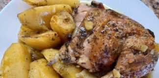 Κοτόπουλο με Πατάτες στο Φούρνο