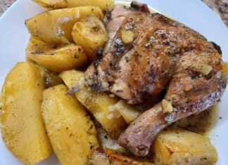 Κοτόπουλο με Πατάτες στο Φούρνο