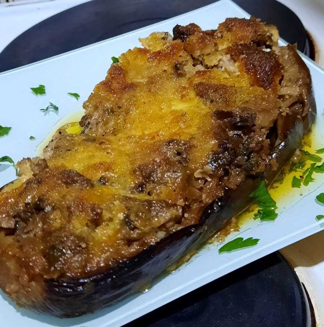 Μελιτζάνες Παπουτσάκια