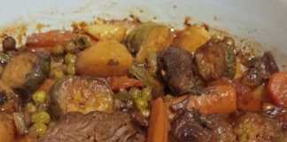 μοσχαράκι με αρακά