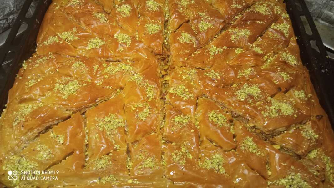 Mπακλαβάς με φιστίκι Αιγίνης