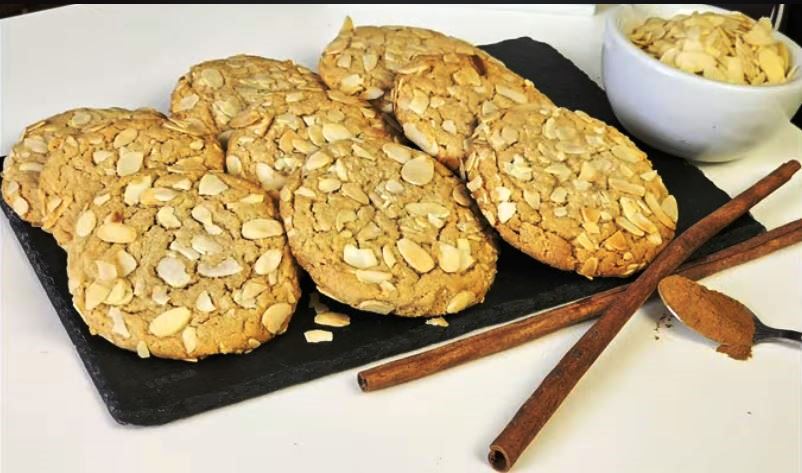 mpiskota amigdalou me kanela μπισκότα αμυγδάλου με κανέλα