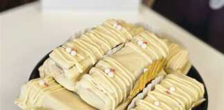 παστάκια λευκής σοκολάτας