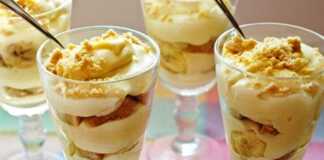 Πουτίγκα μπανάνα