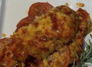 κοτόπουλο στο φούρνο με πουρέ