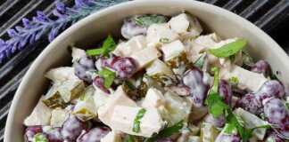 Σαλάτα με κόκκινα φασόλια.