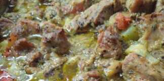 Χοιρινό κρασάτο στο φούρνο