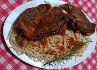 Ζυγούρι Κοκκινιστό με Μακαρονάδα