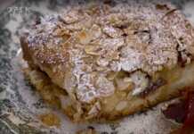 Πουτίγκα με Τσουρέκι & Κρέμα Αμυγδάλου