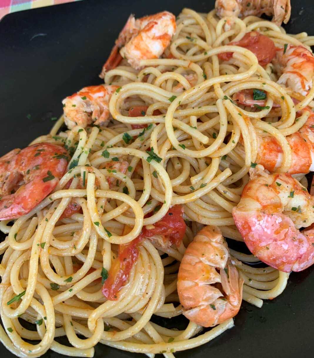 Σπαγγέτι με Γαρίδες