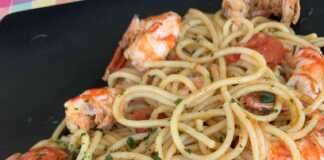 Σπαγγέτι με Γαρίδες