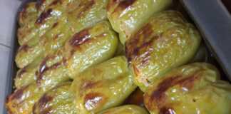 Γεμιστά με πιπεριές Γεμιστά με πιπεριές Αργυρώ