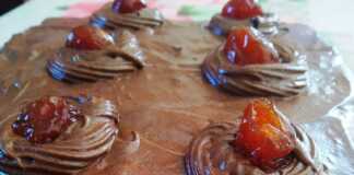 Γλυκό ψυγείου βανίλια σοκολάτα