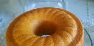 Κέικ βανίλιας με πορτοκάλι