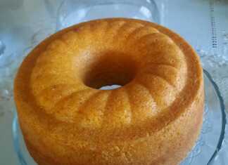 Κέικ βανίλιας με πορτοκάλι