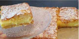 Κέικ με κρέμα λεμονιού
