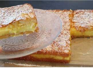 Κέικ με κρέμα λεμονιού