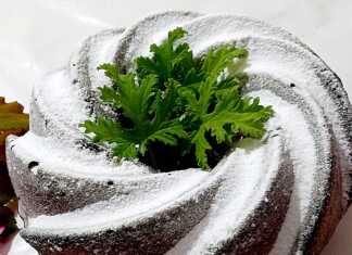 Κέικ βανίλιας με σταγόνες σοκολάτας