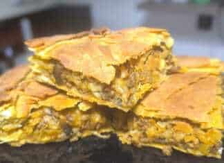 Κιμαδόπιτα με μανιτάρια