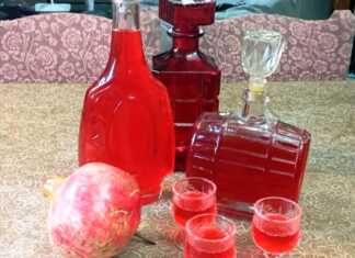 Λικέρ Ρόδι – σε 24 ώρες Το τελικό **Λικέρ Ρόδι** σε γυάλινα μπουκάλια με σπόρους ροδιού.