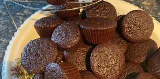 Muffins Σοκολάτας αργυρώ