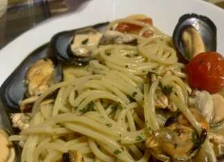 μακαρόνια μας με μύδια