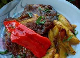 μπριζόλες με πατάτες