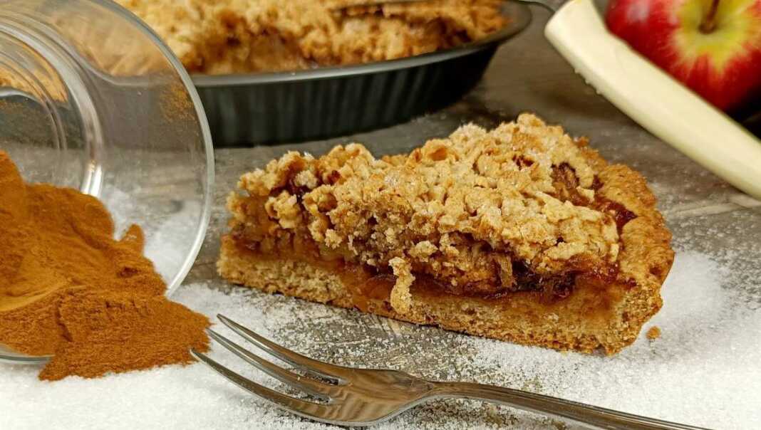 νηστίσιμη μηλόπιτα