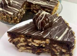 Τούρτα μωσαϊκό με μερέντα