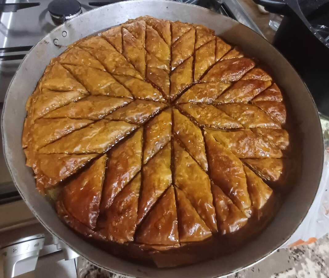 Μπακλαβάς με κάστανα