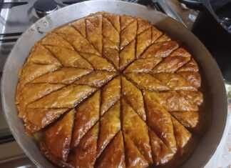 Μπακλαβάς με κάστανα