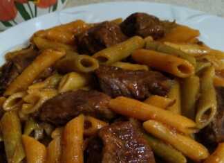 Πένες Τρικολόρε με μοσχαράκι