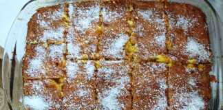 Σιμιγδαλένιo κέικ Πορτοκαλιού