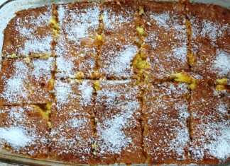 Σιμιγδαλένιo κέικ Πορτοκαλιού