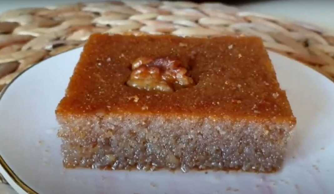 Ρεβανί με Καβουρδισμένο Σιμιγδάλι