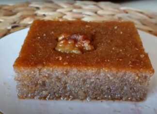 Ρεβανί με Καβουρδισμένο Σιμιγδάλι