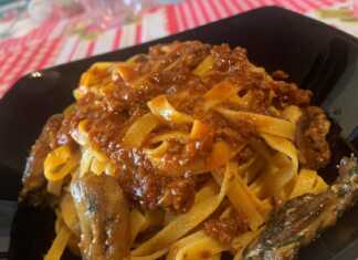 Παπαρδέλες με κιμά αγριογούρουνο και μανιτάρια